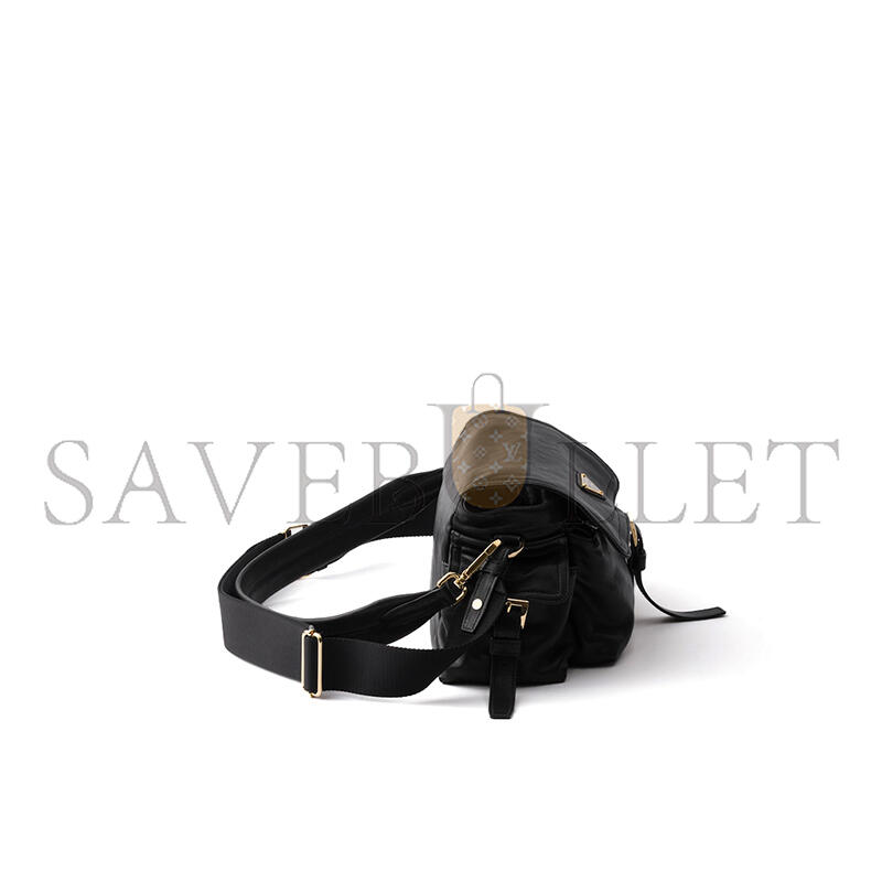 PRADA EXPLORE MEDIUM NAPPA LEATHER SHOULDER BAG WITH FLAP 1BD394 (30*14*10cm) PRADA EXPLORE MEDIUM NAPPA LEATHER SHOULDER BAG WITH FLAP 1BD394 (30*14*10cm)